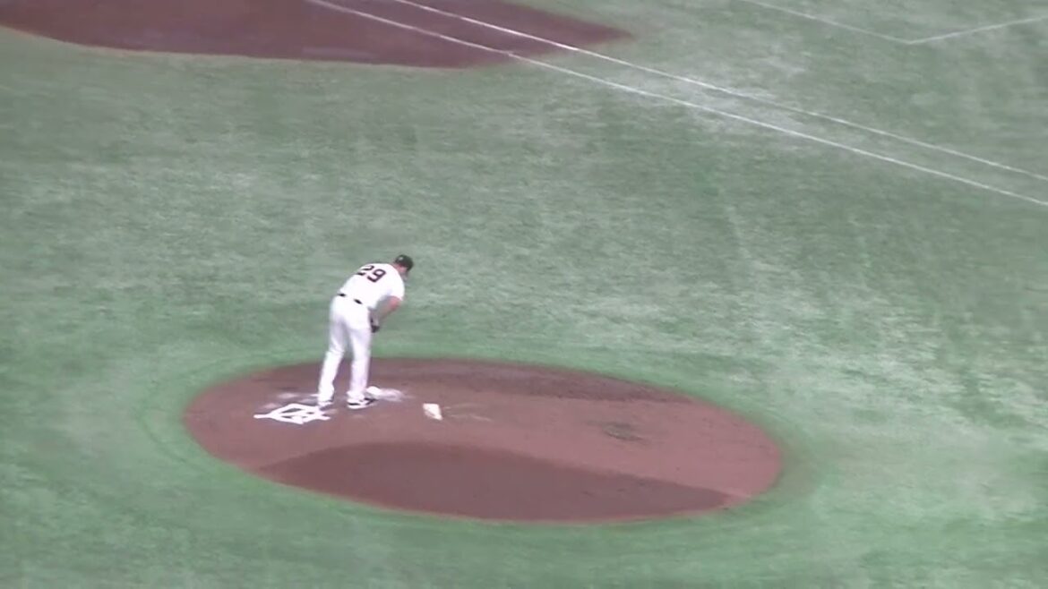 桑原将志のサードゴロを処理する坂本勇人など（2024年9月18日 読売ジャイアンツ 対 横浜DeNAベイスターズ）