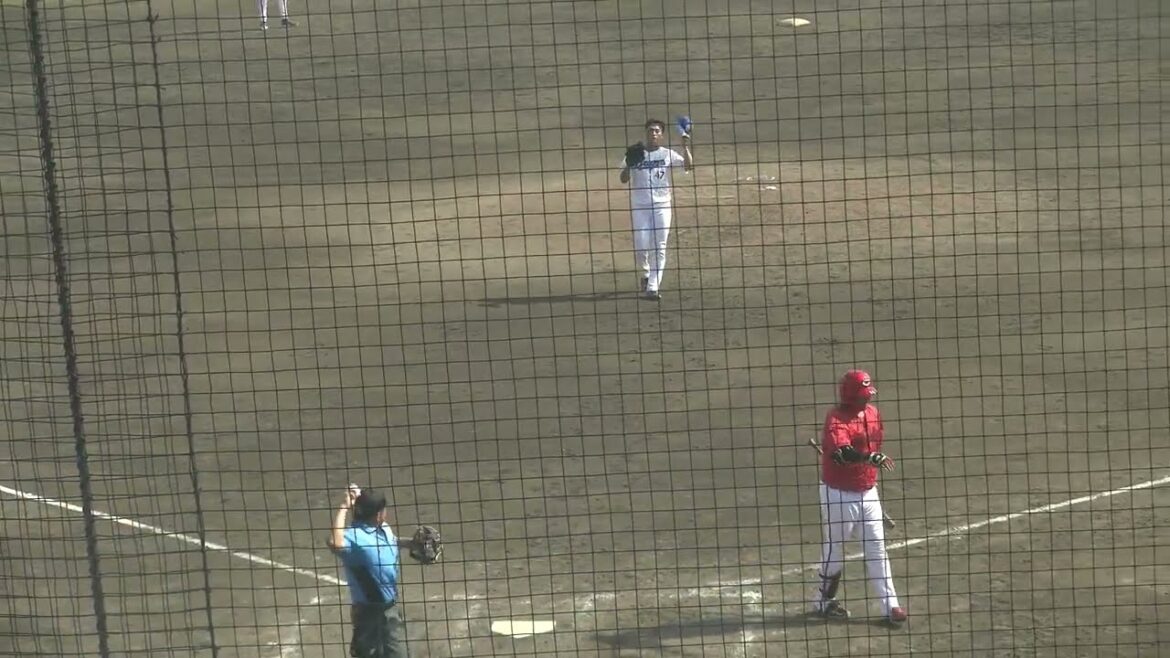 中日ドラゴンズ 引退発表された砂田毅樹投手が 広島東洋カープ 松山竜平選手を打ち取り見事な火消しを見せる 2024/9/24 ナゴヤ球場