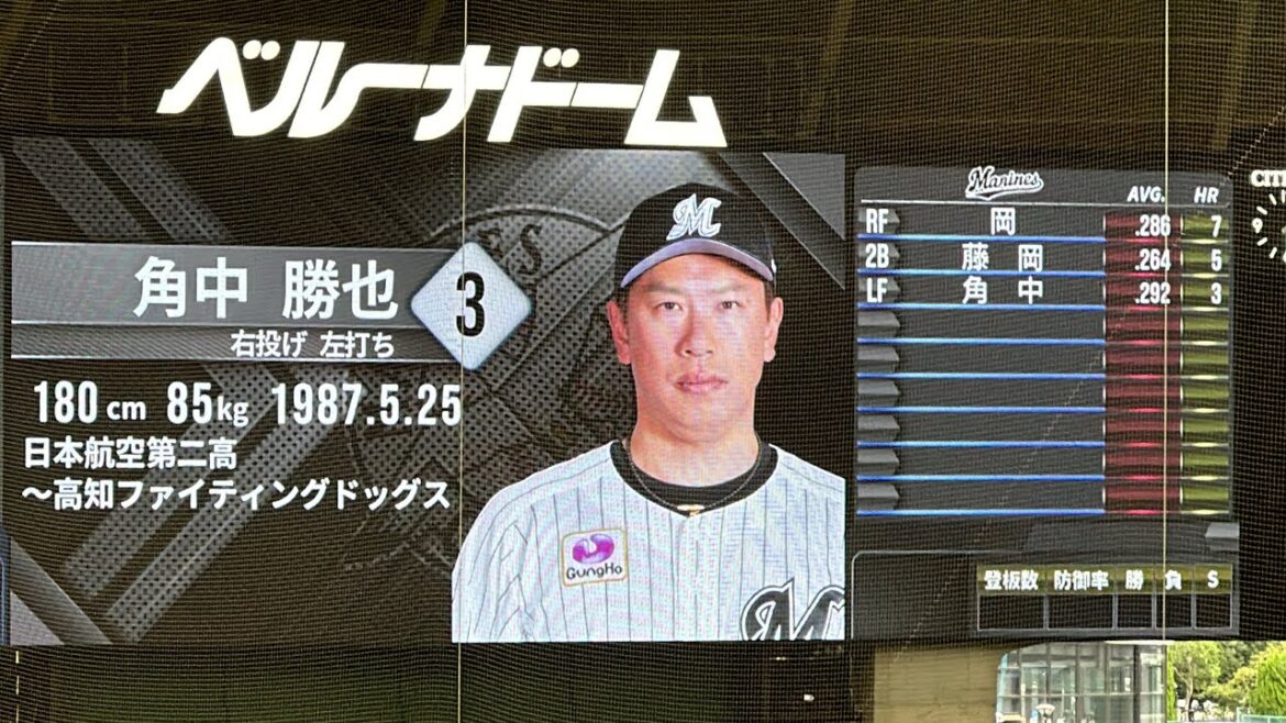 【前口上付き】最終戦恒例のフルネームアナウンス マリーンズ試合前スタメン発表【西武vsロッテ】2024/9/29