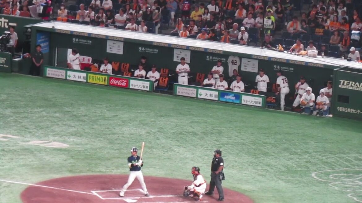 高橋奎二と長岡秀樹を打ち取った時のベンチの巨人選手の様子（2024年9月14日 読売ジャイアンツ 対 ヤクルトスワローズ）