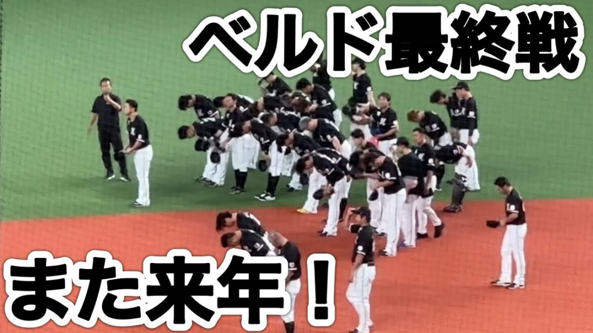 ベルーナドーム最終戦 マリーンズの皆さんがライトとレフト 両スタンドにご挨拶【西武vsロッテ】2024/9/29【今シーズンもありがとうございました】