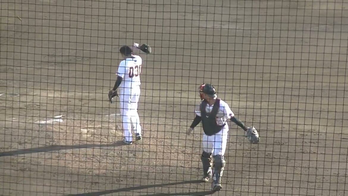 【野球選手フォーム集】ジャイアンツ山﨑友輔の投球フォーム（2024年9月12日 読売ジャイアンツ3軍 対 BCL選抜）