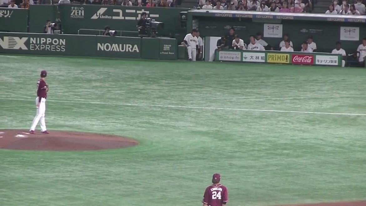 郡拓也のショートゴロ 入江大樹のショート守備【読売ジャイアンツ対 楽天ゴールデンイーグルス2024年9月22日】