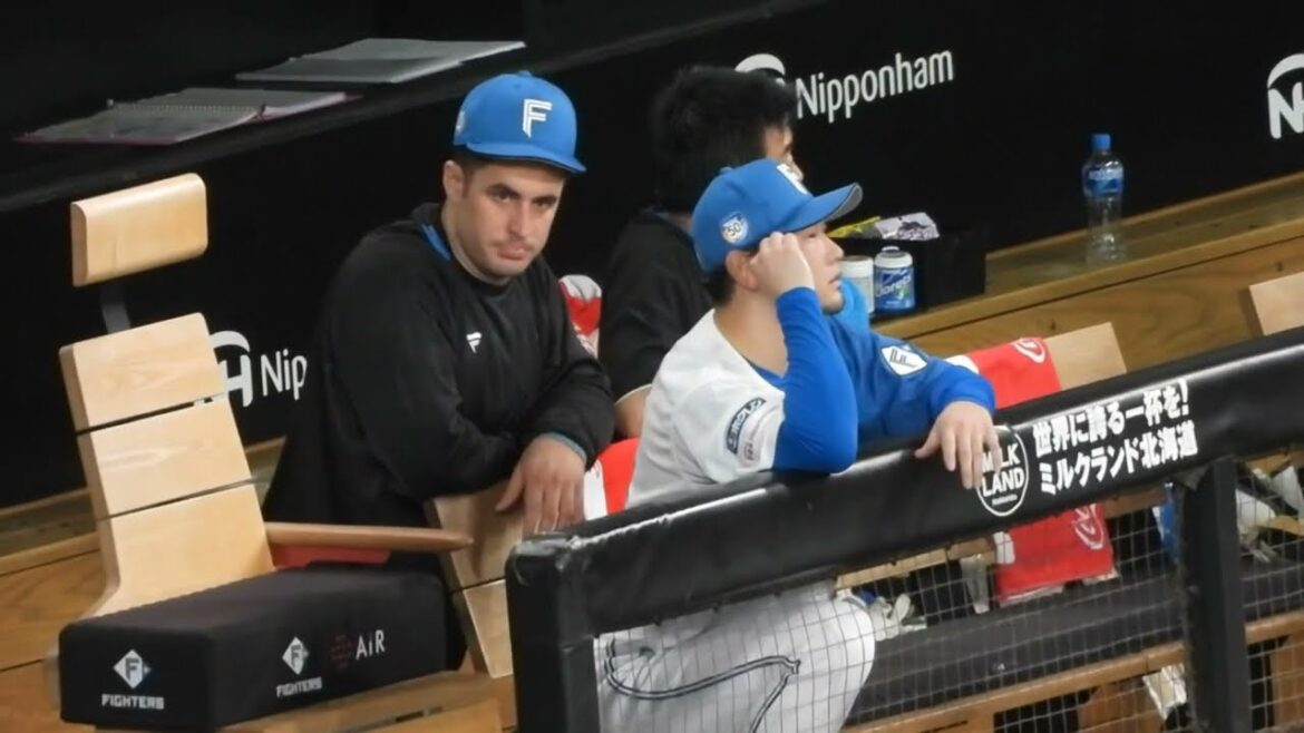 そっと側にいてくれるマルティネス🥺山川穂高から同点3ランホームランを打たれ、一挙4失点の池田隆英　エスコンフィールド北海道日本ハムファイターズ