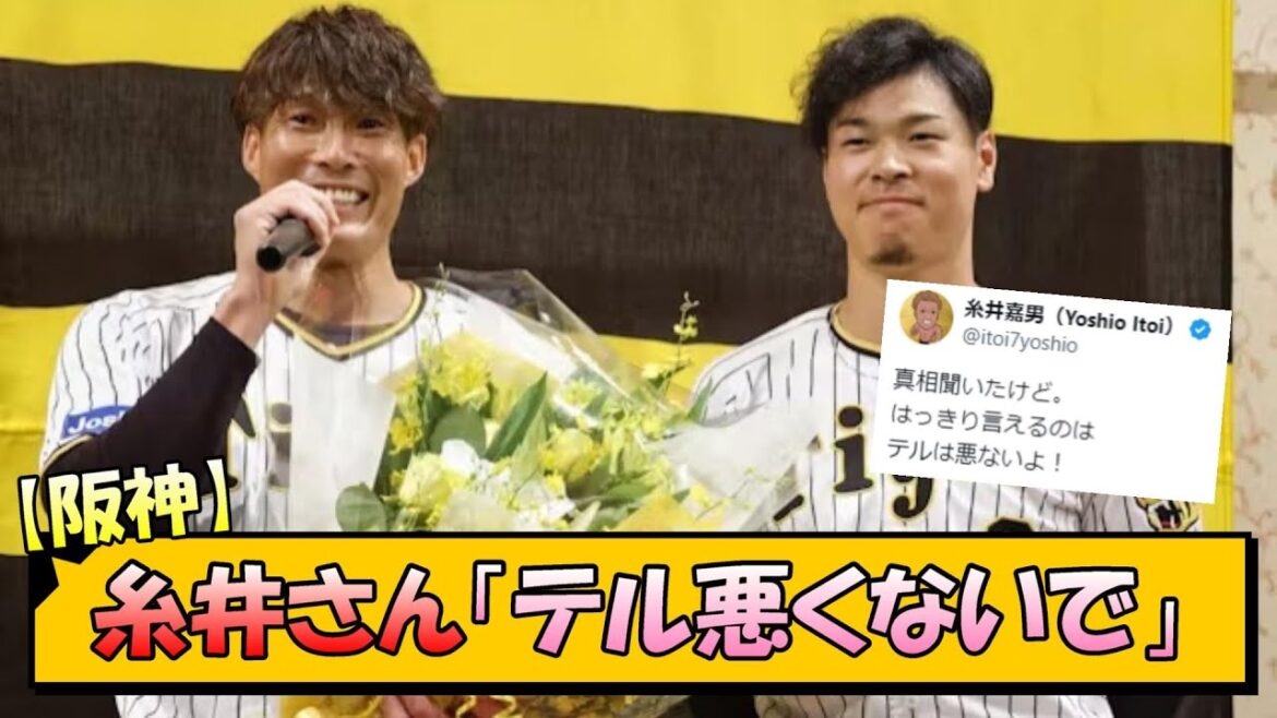 【阪神】糸井さん「テル悪くないで」【なんJ/2ch/5ch/ネット 反応 まとめ/阪神タイガース/岡田監督/佐藤輝明】