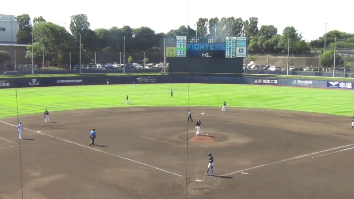【ファイターズ】清水優心 左中間へ素晴らしい弾道の勝ち越しホームラン（2024年9月11日 日本ハムファイターズ 対 千葉ロッテマリーンズ 鎌ヶ谷）