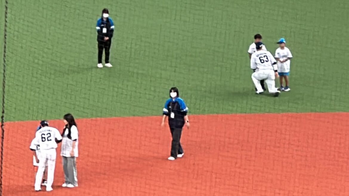 【今日もチケット完売】ライオンズスタメン選手送り出し➡︎ どこかの会社の偉い方の始球式 【西武vsロッテ】2024/9/29