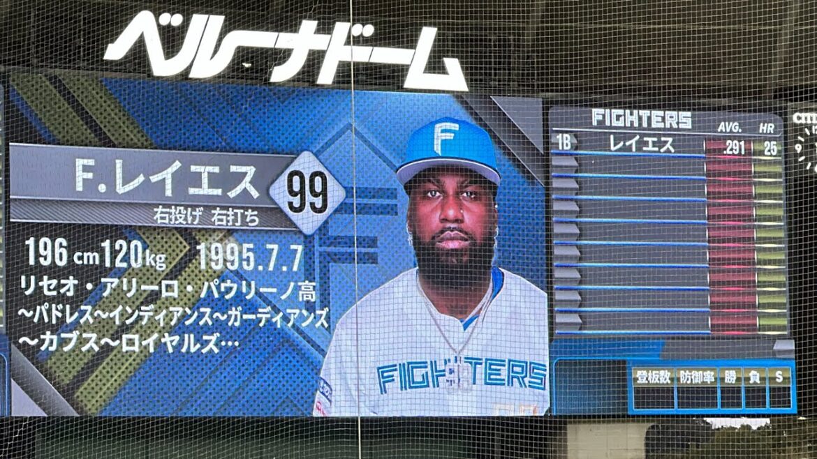 【1番 ファースト レイエス】ファイターズ試合前スタメン発表【西武vs日本ハム】2024/9/30