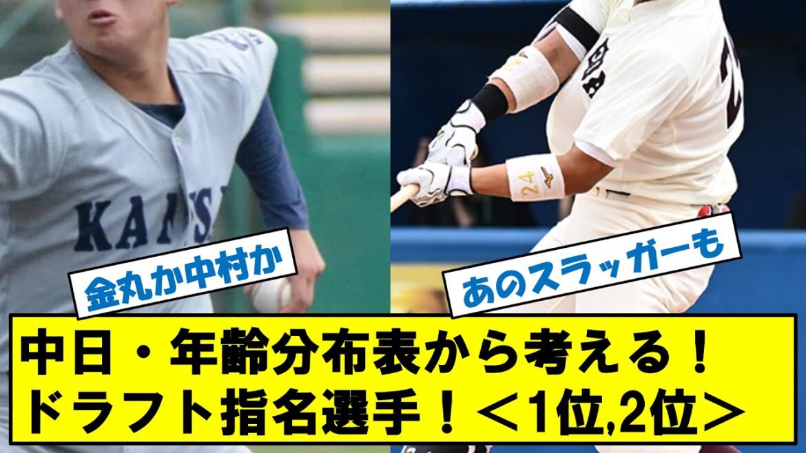 中日ドラゴンズ　ドラフト1位、2位指名選手を予想！！