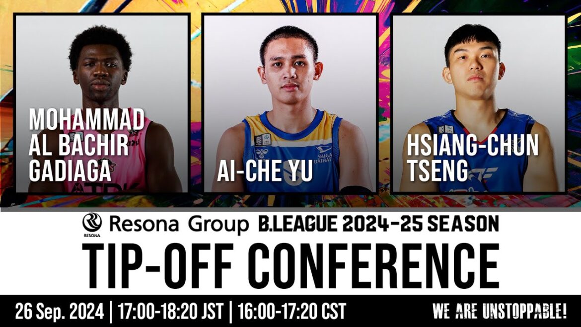 RESONA GROUP 2024-25 Season Tip-off Conference for Taiwan