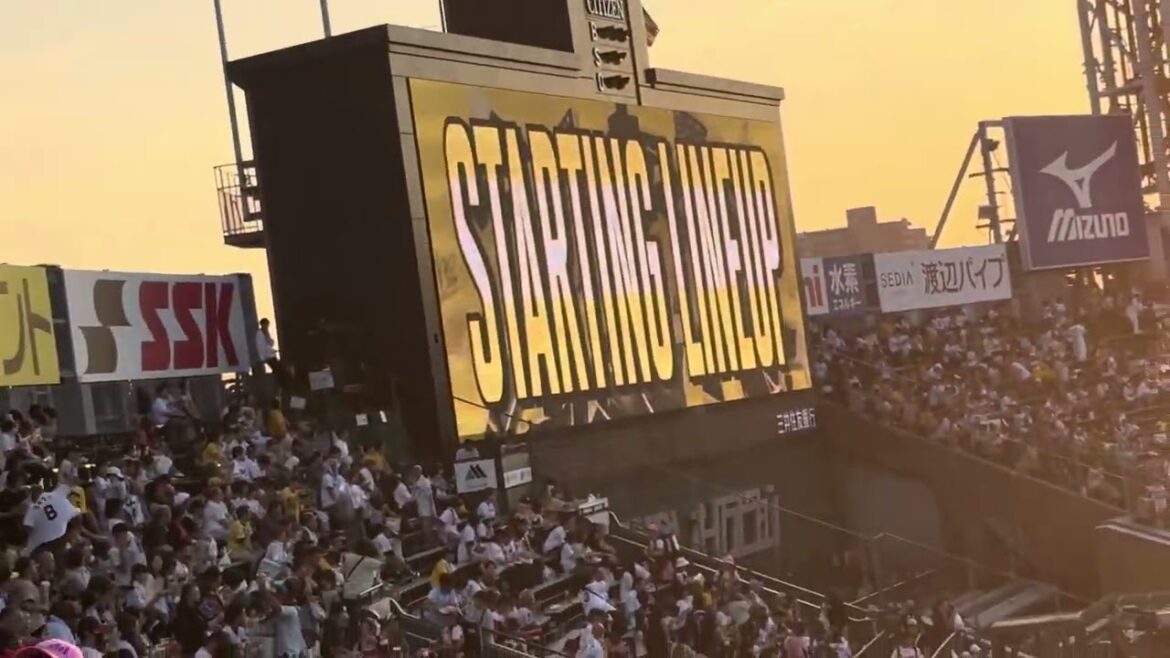 2024年9月30日 阪神×横浜DeNA 試合前スタメン発表