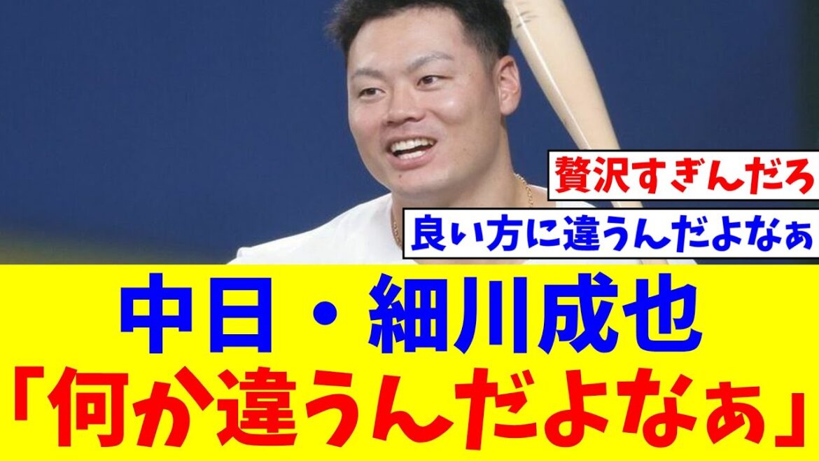 中日・細川成也、「良いんだけど何か思ってた感じと違うんだよなぁ…」とファンから思われてしまう【なんJ反応】【プロ野球反応集】【2chスレ】【5chスレ】