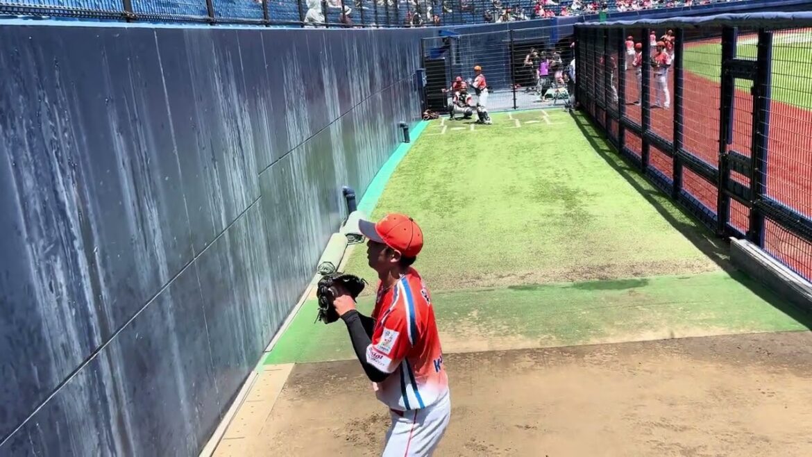 2024.7.18 笠原祥太郎 ブルペン投球①