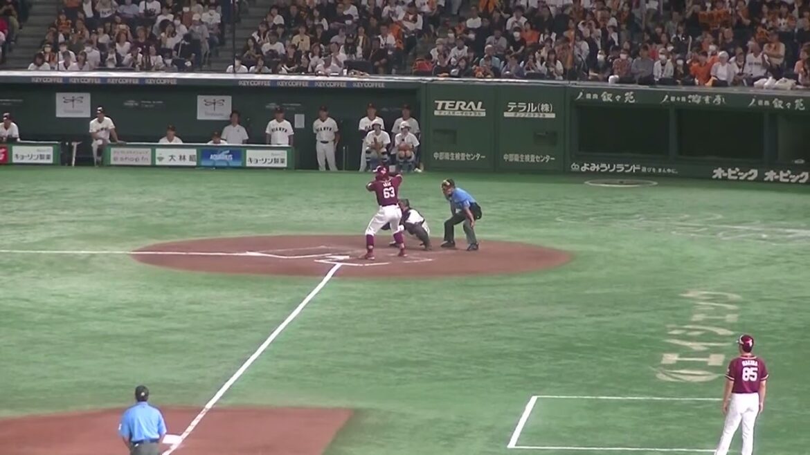 巨人 近藤大亮 高めの真っ直ぐで入江大樹を三振【読売ジャイアンツ対 楽天ゴールデンイーグルス2024年9月22日】