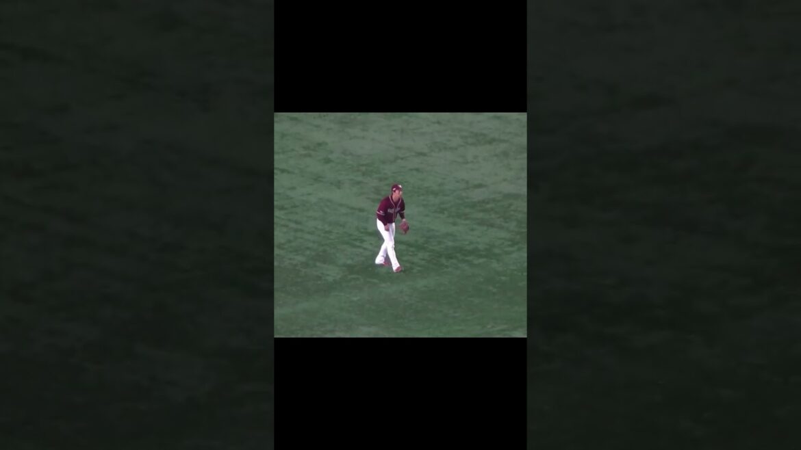 【イーグルス】小郷裕哉の外野守備練習 東京ドーム2024年3月23日 読売ジャイアンツ対 楽天ゴールデンイーグルス 試合前 #プロ野球