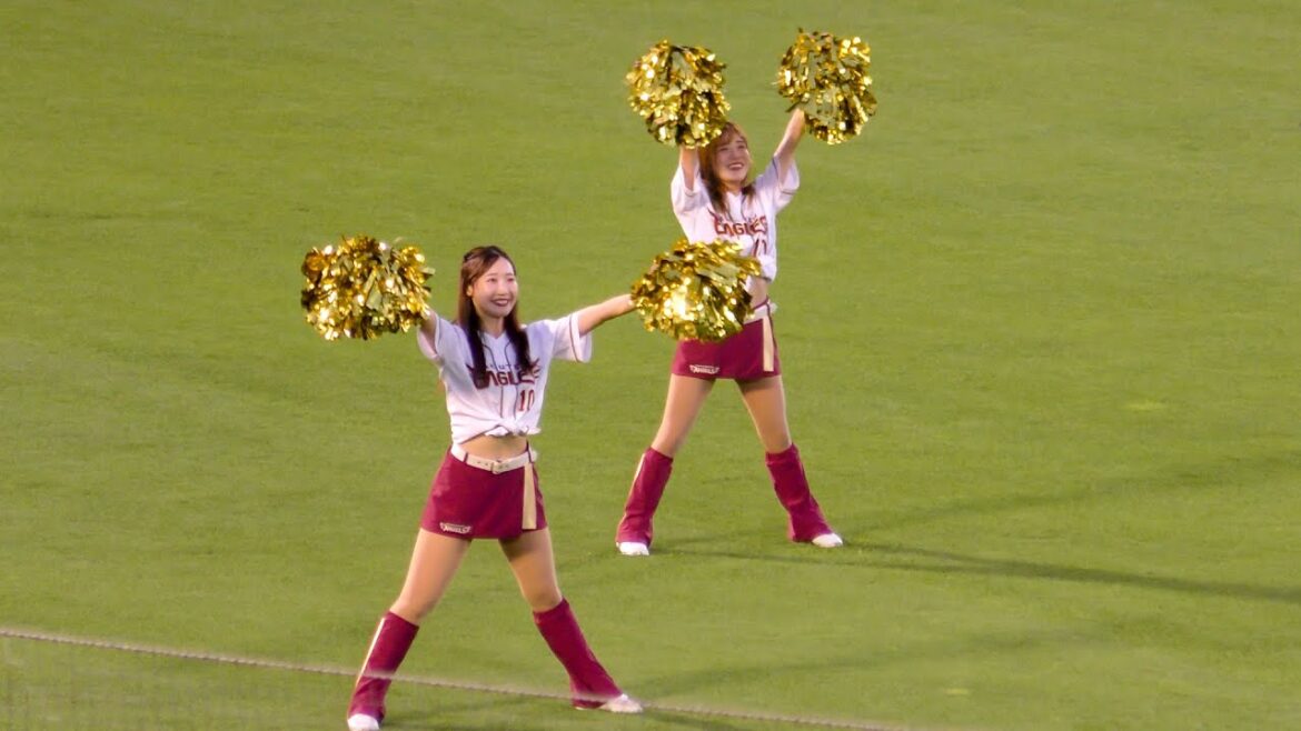 20240914　東北ゴールデンエンジェルス　フィールドパフォーマンス　♪できっこないをやらなくちゃ