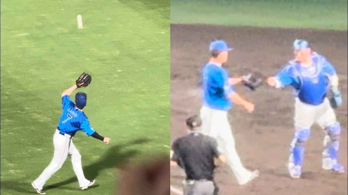 【7回裏】伊勢大夢も無安打三者凡退横浜DeNAベイスターズ2024年9月30日阪神タイガース阪神甲子園球場レフトビジター応援席応援団外野席