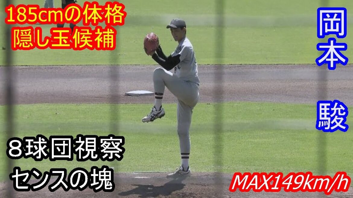 【阪神リーグの隠し玉！MAX149kmの好素材】　2024年ドラフト候補　岡本　駿（甲南大学）