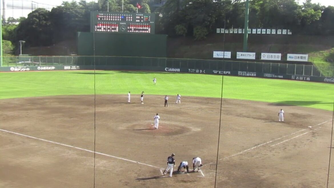 【ジャイアンツ】山崎友輔 ソフトバンクの伊藤大将をサードゴロ（2024年9月2日 読売ジャイアンツ3軍 対 ソフトバンクホークス3軍）