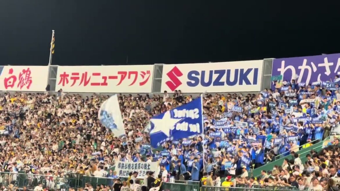 【24.ラスト聖地】 #横浜denaベイスターズ  #ラッキーセブン#熱き星たちよ2024  ✨ビジター✨  #阪神甲子園球場 24.9.30.