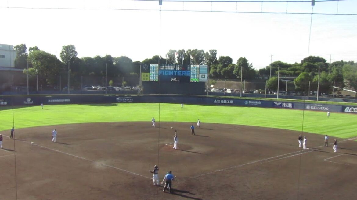 【ファイターズ】石川直也 松石信八をセンターフライに抑える（2024年9月11日 日本ハムファイターズ 対 千葉ロッテマリーンズ 鎌ヶ谷）
