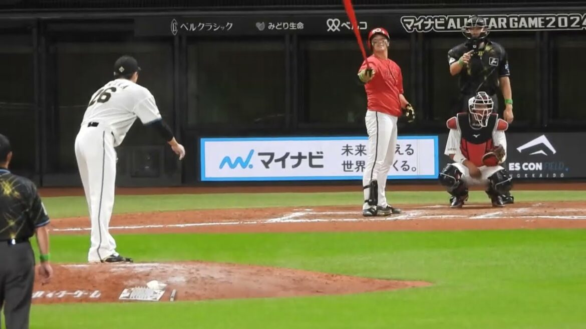 田中正義のクラシックユニフォームがめちゃ似合う👔エスコンフィールド北海道日本ハムファイターズ