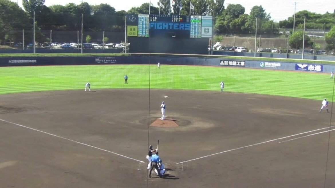 マリーンズ山本大斗 イースタン18号の当たりが凄い！（2024年9月11日 日本ハムファイターズ 対 千葉ロッテマリーンズ 鎌ヶ谷）