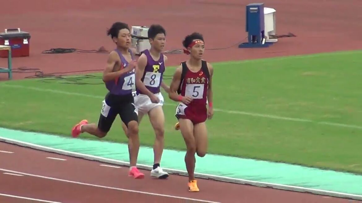 2024年 埼玉県高校新人陸上 男子800m予選1組