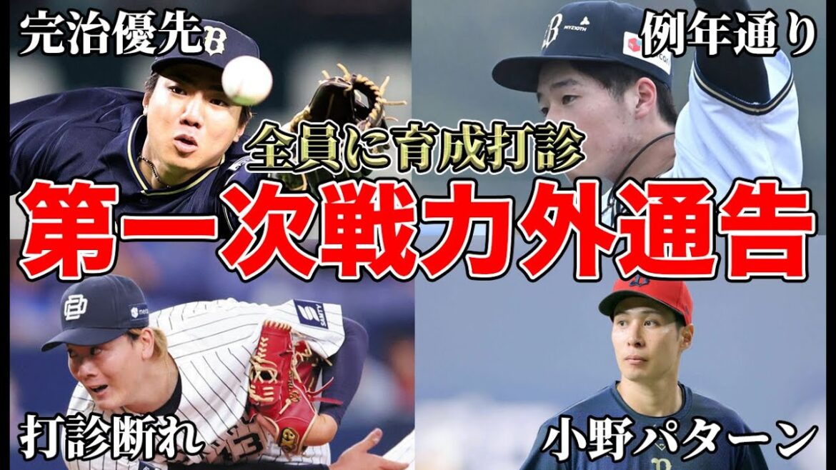 【第一次戦力外通告】前代未聞の全員に育成打診で発表… 違う意味で衝撃だった2024年オリックスの非情通達について【オリックスバファローズ】