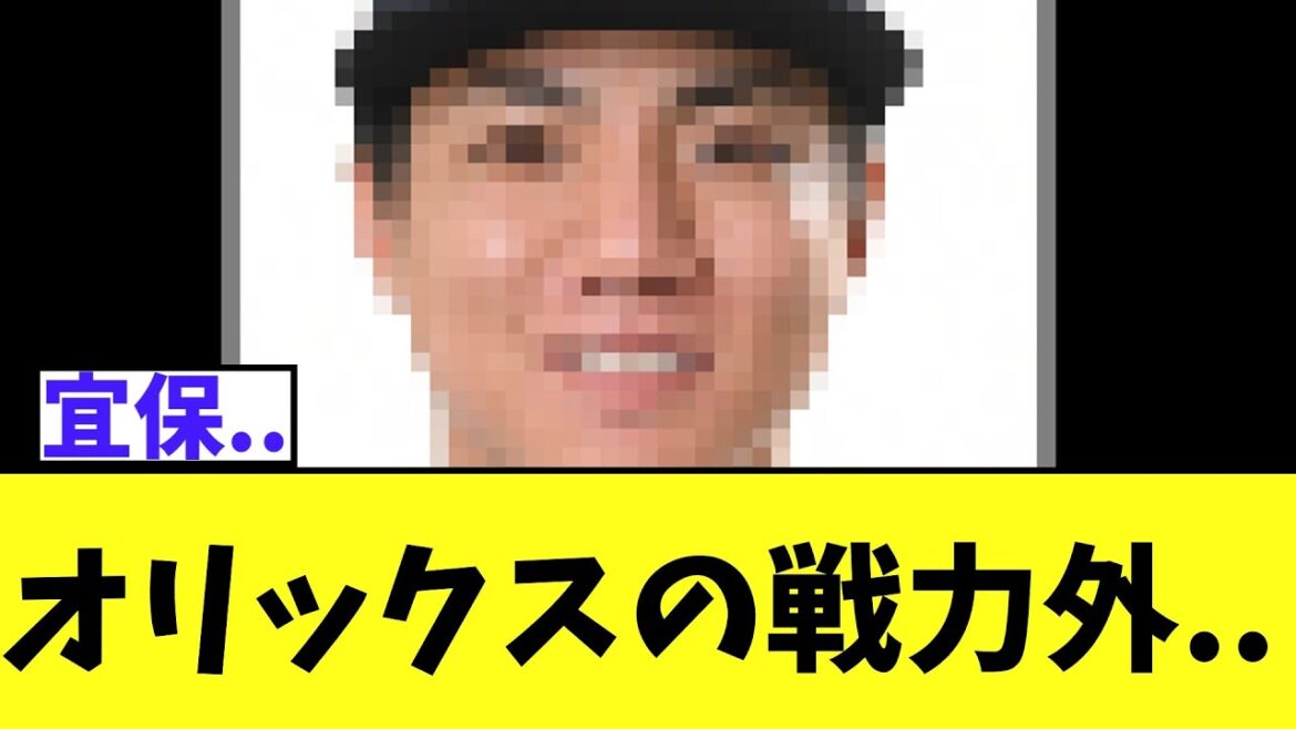 オリックス　戦力外発表