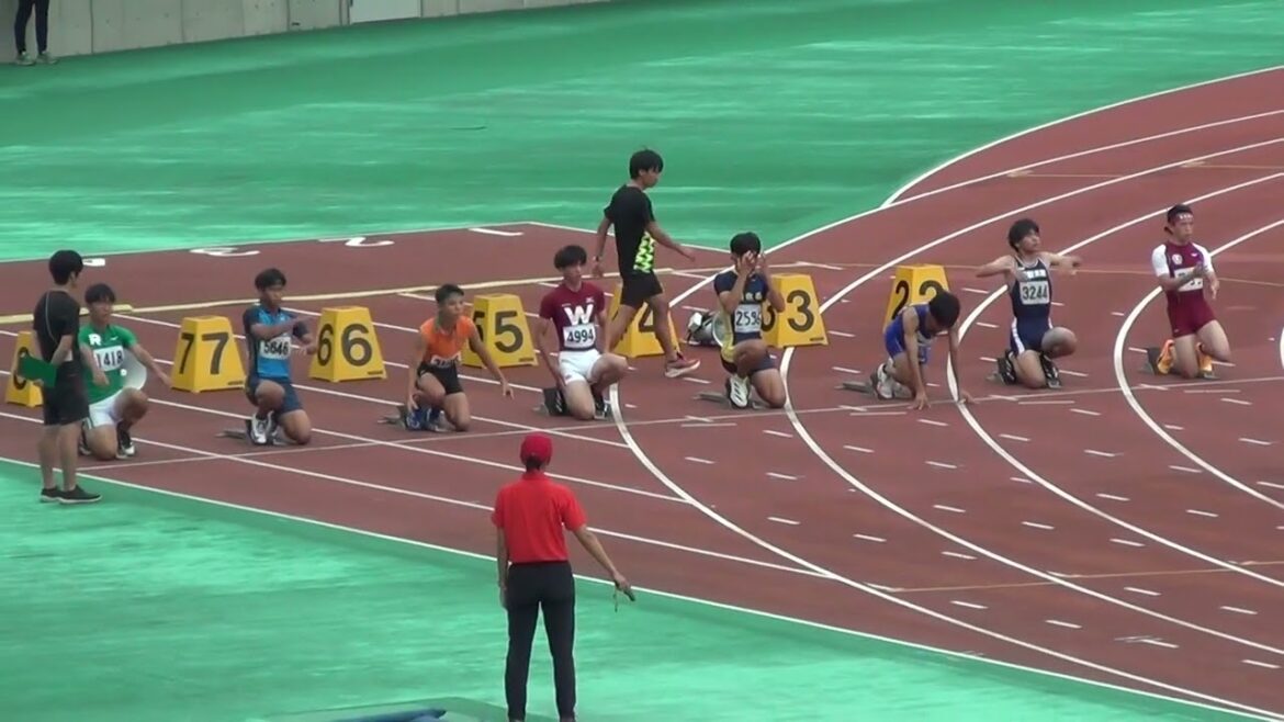 2024年 埼玉県高校新人陸上 男子100m準決勝2組