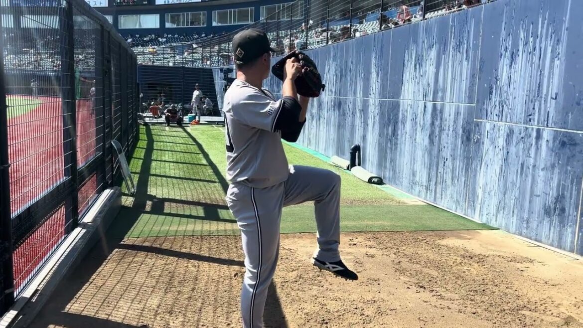 2024.8.1 戸田懐生 ブルペン投球