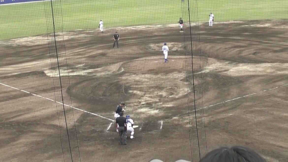 【中日二軍】 #福敬登　2024年二軍最終戦全投球　ピンチを迎えるも1/3回無失点　2024年09月29日　中日 - オリックス　２４回戦