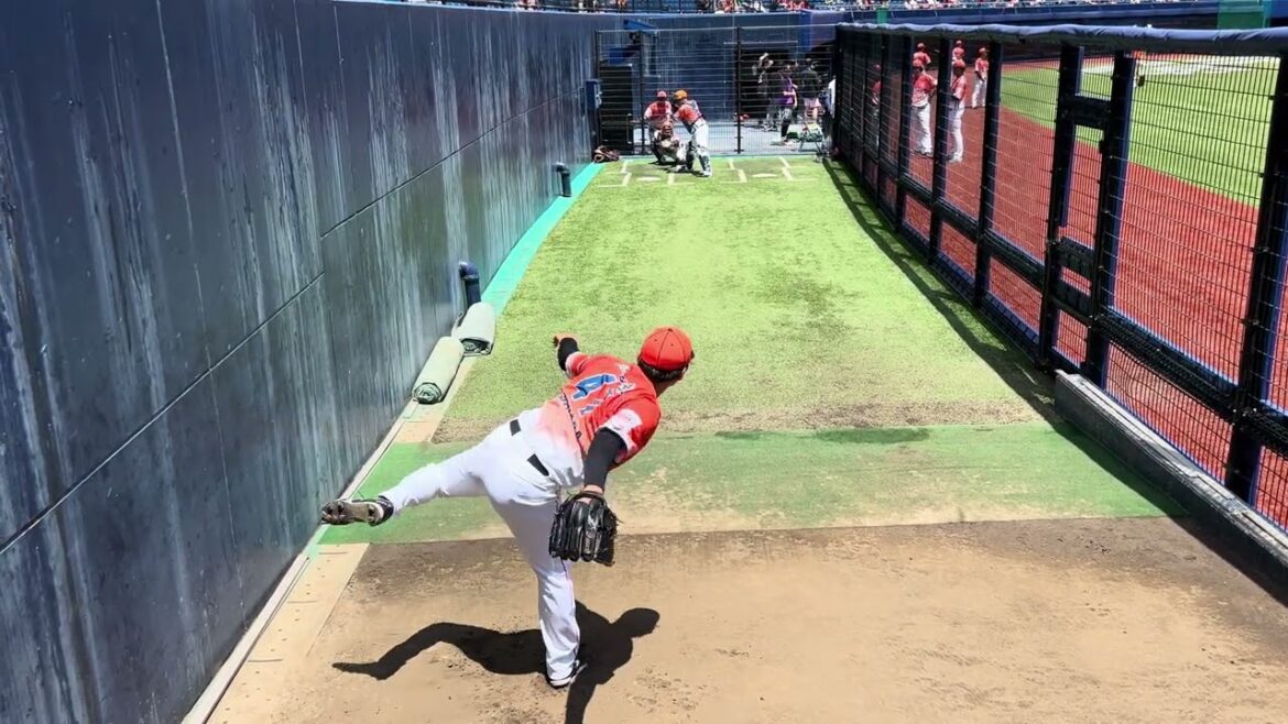 2024.7.18 笠原祥太郎 ブルペン投球②