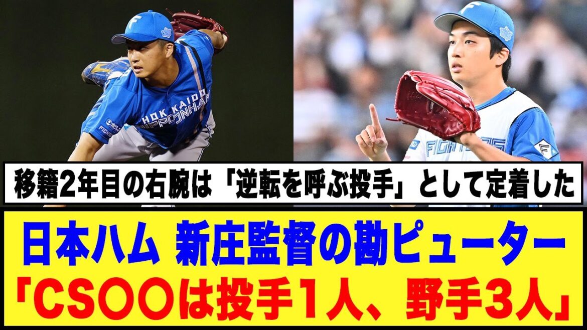 【日本ハム】新庄監督の勘ピューター「CS〇〇は投手1人、野手3人」