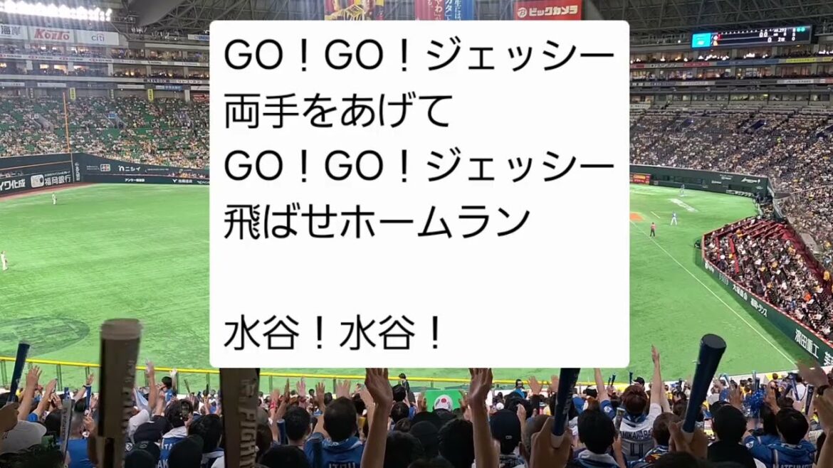 2024.9.18 ファイターズ 水谷瞬新応援歌@みずほPayPayドーム福岡