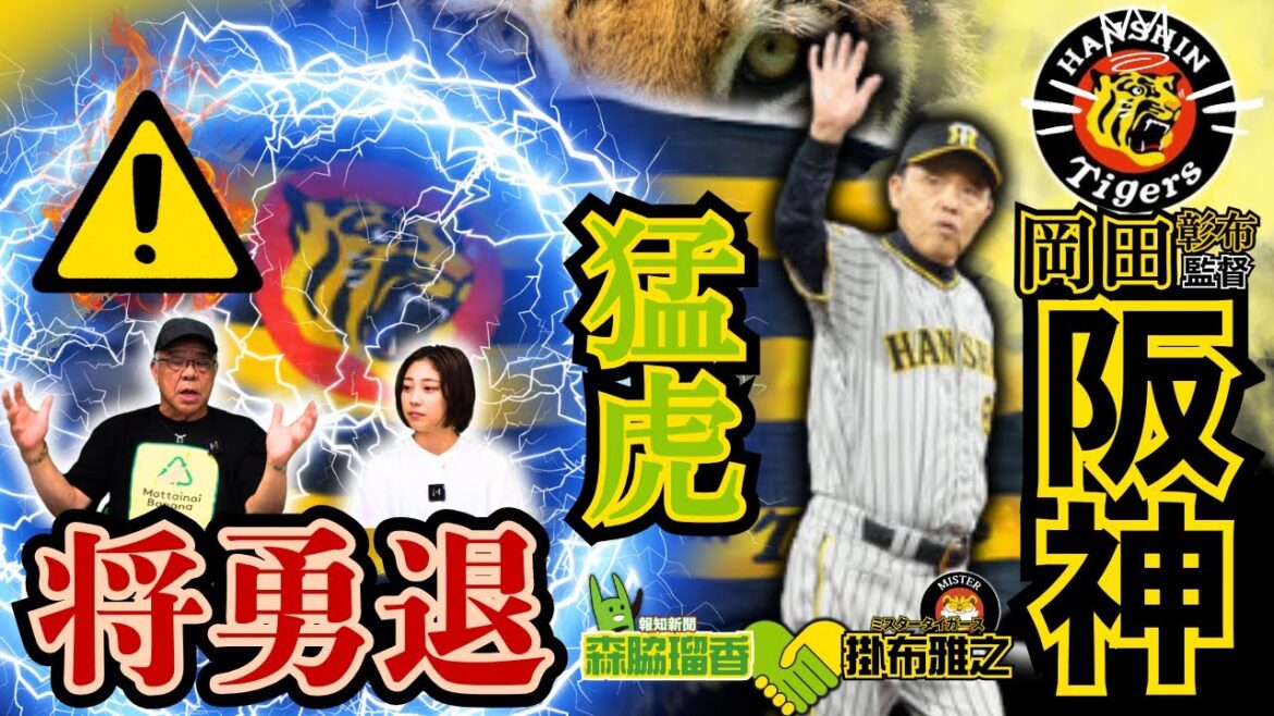 岡田彰布監督 勇退報道 緊急コラボ 【 緊急 阪神タイガース 掛布雅之 ＆ × 報知新聞 森脇瑠香 記者 第12弾】後半 2024年ペナントレース順位予想答え合わせ😇