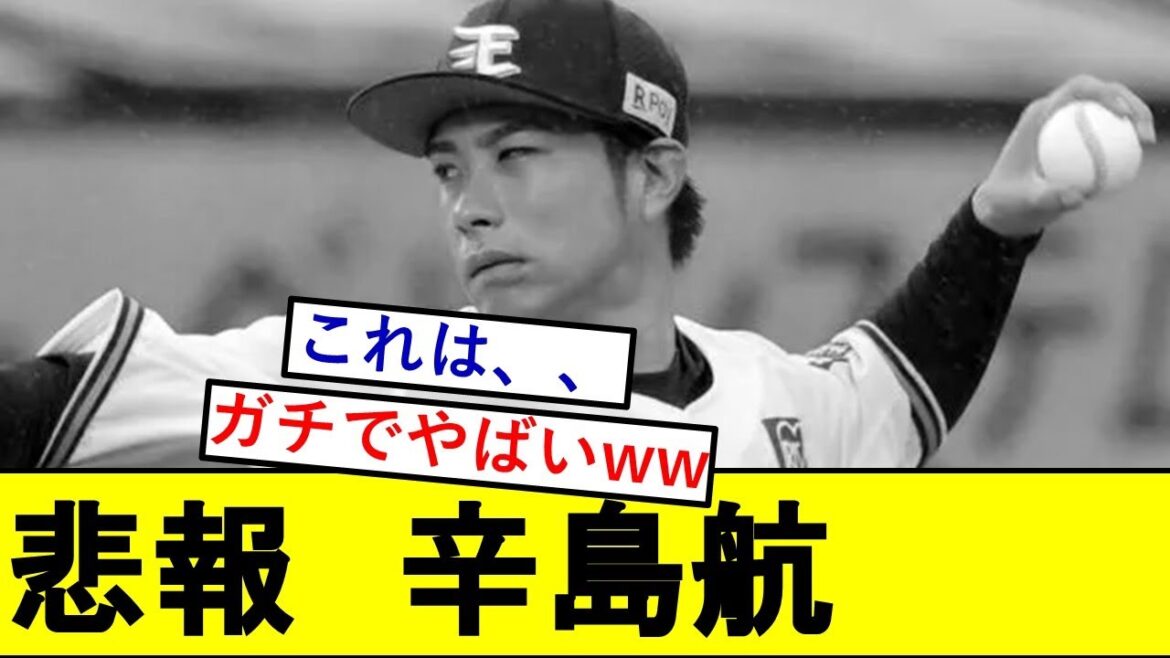 【悲報】辛島航さん、ガチでとんでもないことになっていた模様wwwwwwww【楽天イーグルス】