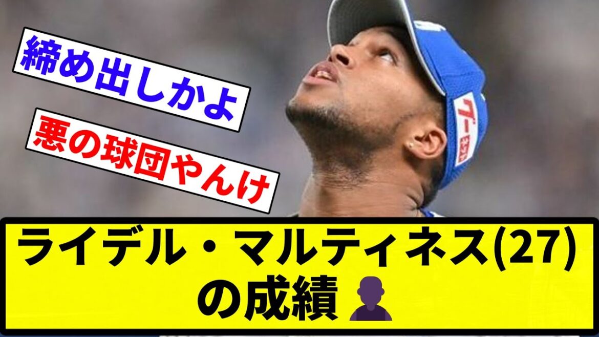 【合格バイ】ライデル・マルティネス(27)の成績【反応集】【プロ野球反応集】