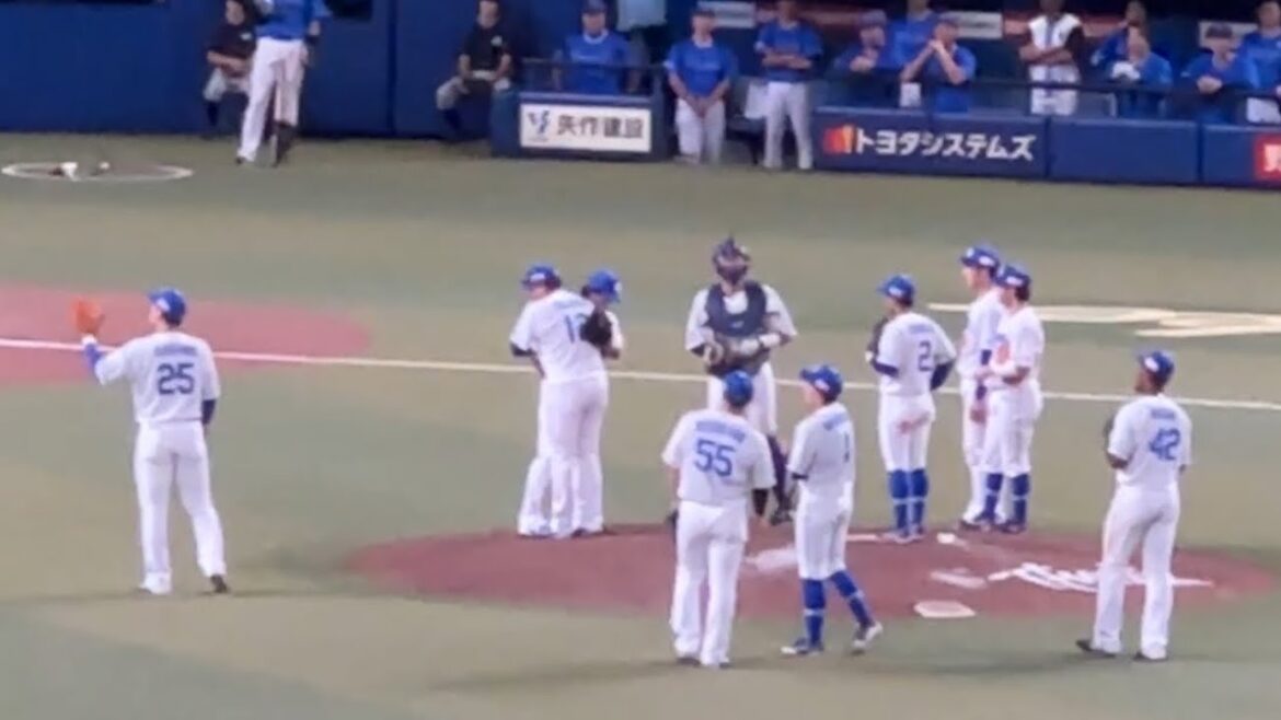 【中日ドラゴンズ 田島慎二 引退試合】代打 京田陽太◯中日ドラゴンズ対横浜DeNAベイスターズ(2024/10/05 バンテリンドーム)