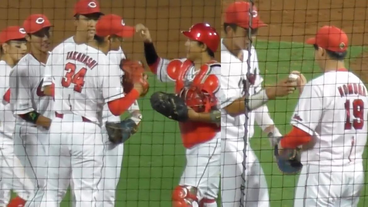 野村祐輔引退試合、最後は高橋昂也が締めプロ初セーブ！広島カープ勝利の瞬間&ハイタッチ！2024年10月5日