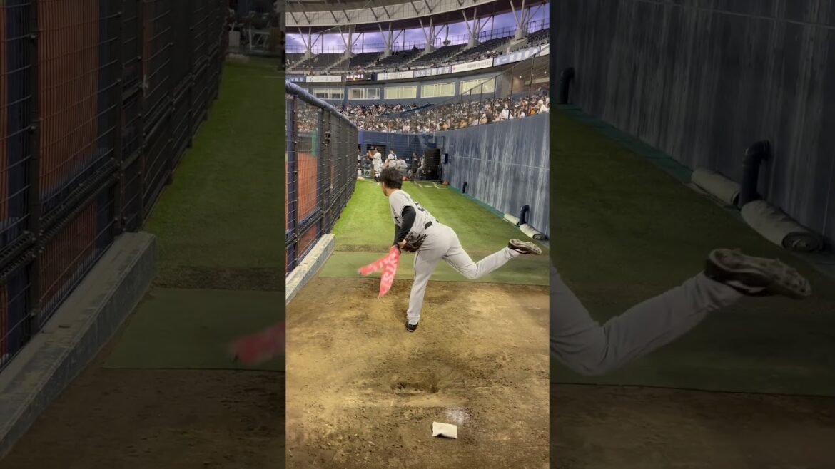 2024.7.31 直江大輔 シャドーピッチング①#giants #直江大輔