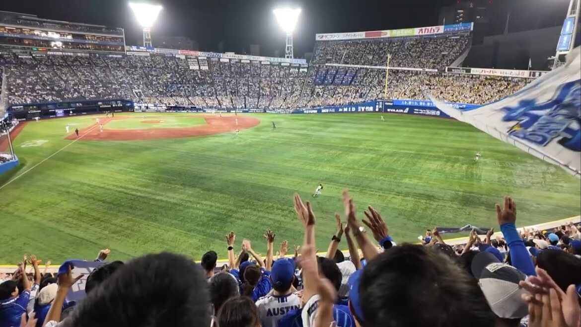 【これは泣いた！】 戦力外となった選手達の応援歌で応援！知野→大田泰示、京田→大和、桑原→楠本泰史 ハマスタ2024シーズン最終戦9回裏 歌詞付き 2024年10月3日 #ベイスターズ