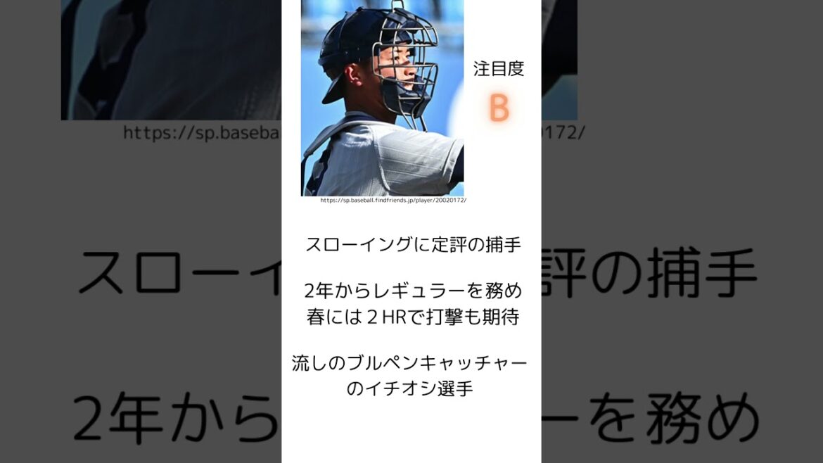 【2024ドラフト候補】九州共立大 笹原愛斗