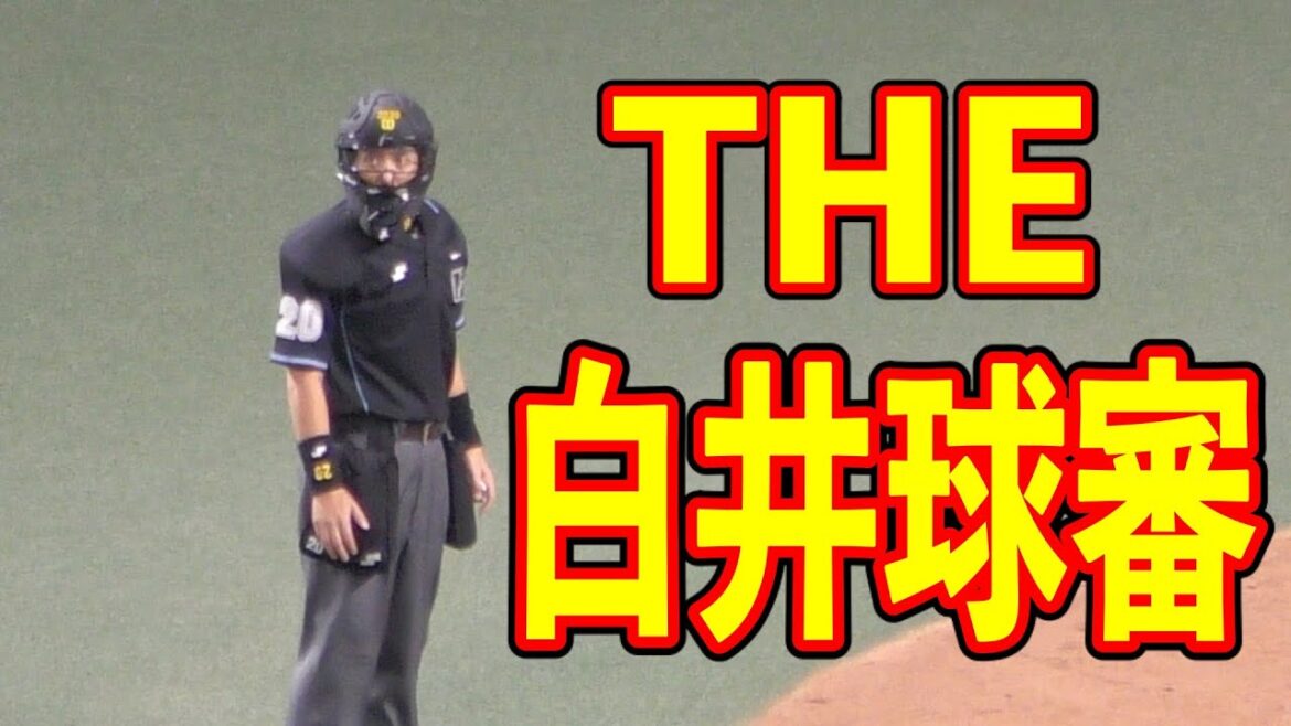 白井球審の動きをお伝え 白井球審の動きをお伝え