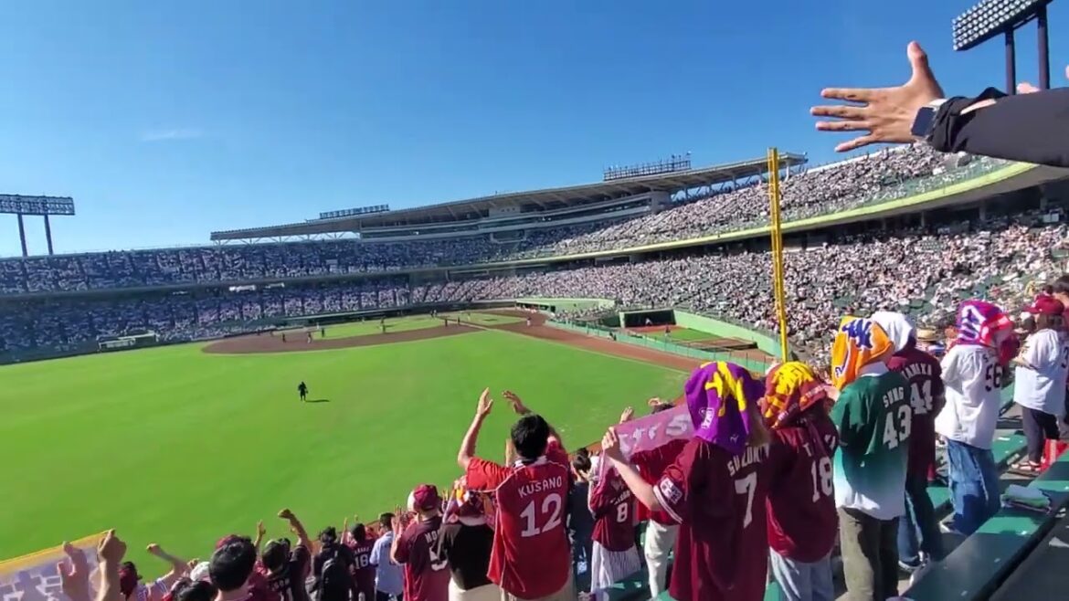 20240721【現地】前奏のみ→ﾋｯﾄを放つ浅村栄斗　1回表　東北楽天ｺﾞｰﾙﾃﾞﾝｲｰｸﾞﾙｽ@ほっともっとﾌｨｰﾙﾄﾞ神戸･ﾚﾌﾄ外野
