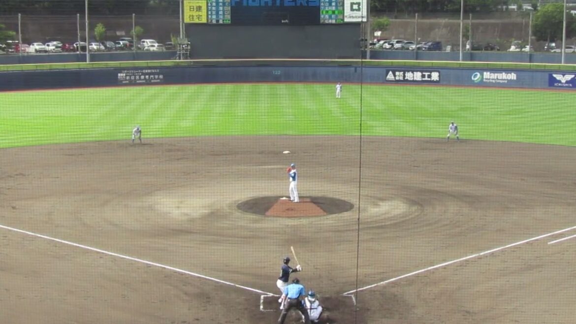 ヤクルト伊藤琉偉のショートゴロ 細川凌平の守備（2024年9月4日 日本ハムファイターズ 対 ヤクルトスワローズ）