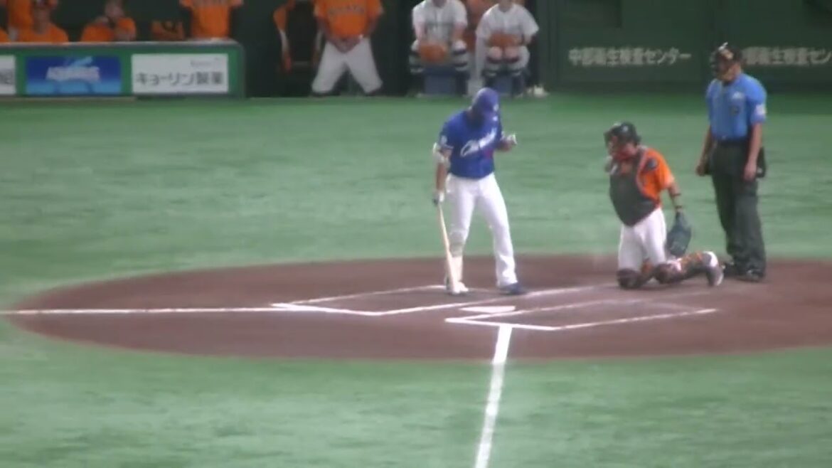 ドラゴンズ川越誠司のバッティングフォーム＜読売ジャイアンツ 対 中日ドラゴンズ 2024年8月25日＞