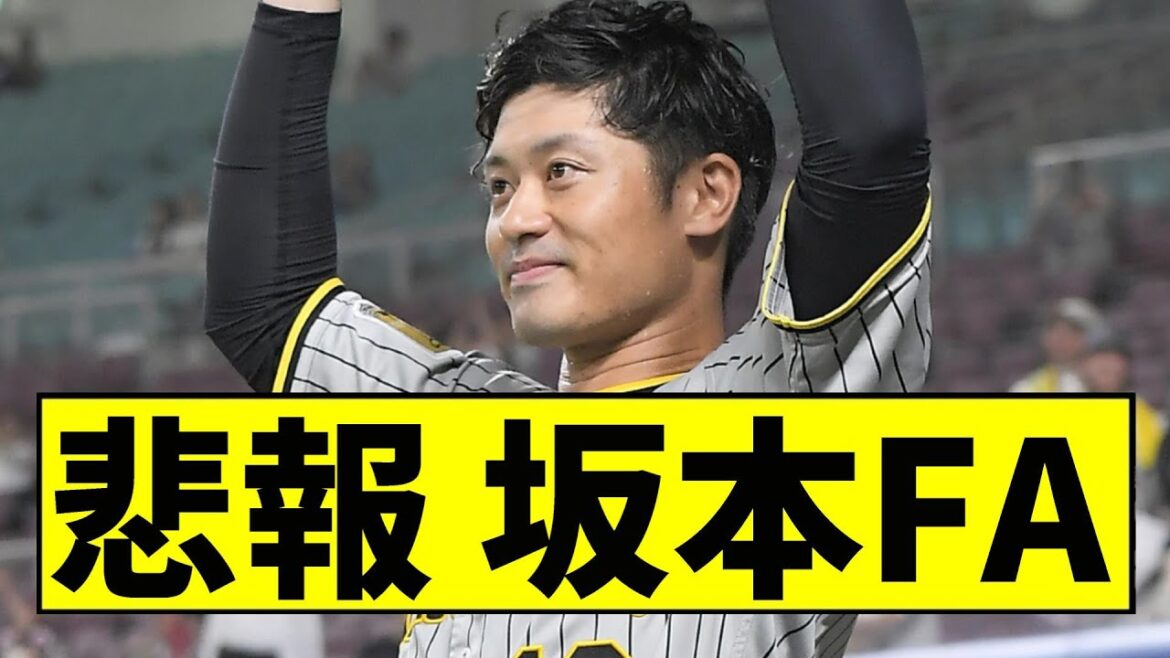 【阪神】坂本誠志郎、FA...【2chスレ】