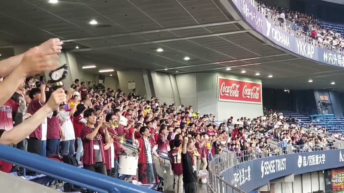 20240519　オ･ゴー！で盛り上がる【小郷裕哉 応援歌】　3回表　東北楽天ｺﾞｰﾙﾃﾞﾝｲｰｸﾞﾙｽ@京ｾﾗﾄﾞｰﾑ大阪･ﾚﾌﾄ外野下段